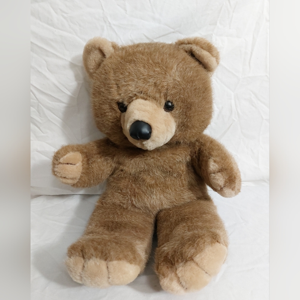 Vintage Cuddle Wit 20" Brown Teddy Bear Soft Nose Stuffed Animal Plush Toy